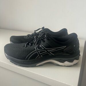 ASICS Womens Black Athletic Running Sneakers
